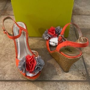 Size 8 PeepToe wedge sandal
